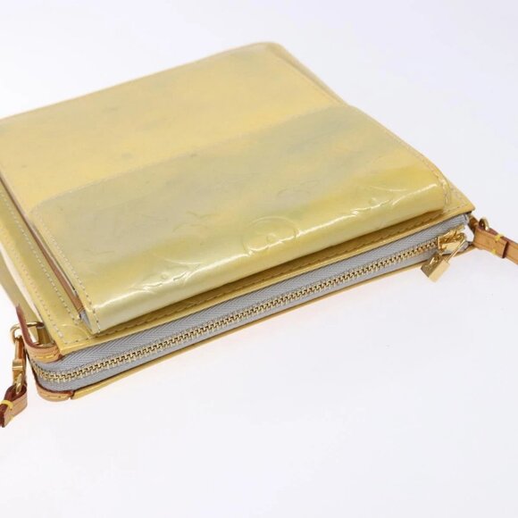 LOUIS VUITTON Monogram Vernis Motto Accessory Pouch Gris M91030 LV Auth ep10575 - Picture 7 of 16